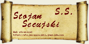 Stojan Sečujski vizit kartica